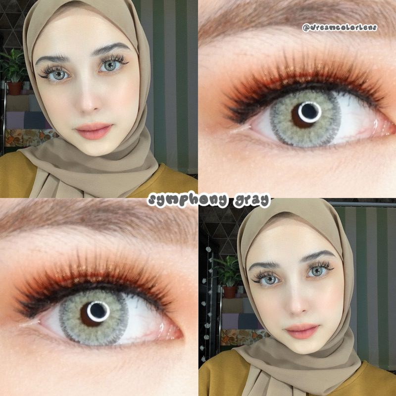 EYEMAZING Softlens - JUICY Gray / Grey / Abu Normal Minus Beda Minus