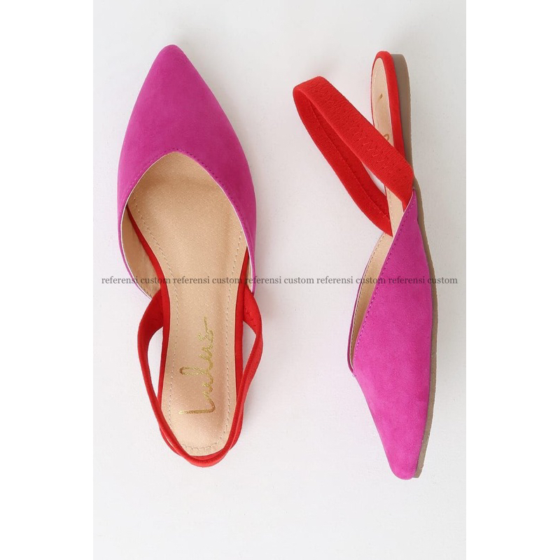 Flatshoes Size Besar Sepatu Teplek Big Size Flatshoes Cherry Big Size 41 42 43 44 45 46