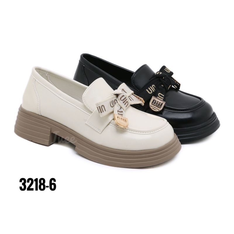 CHUNKY LOAFERS IVEE SHOES KOREA LOVER NIU #3218-6