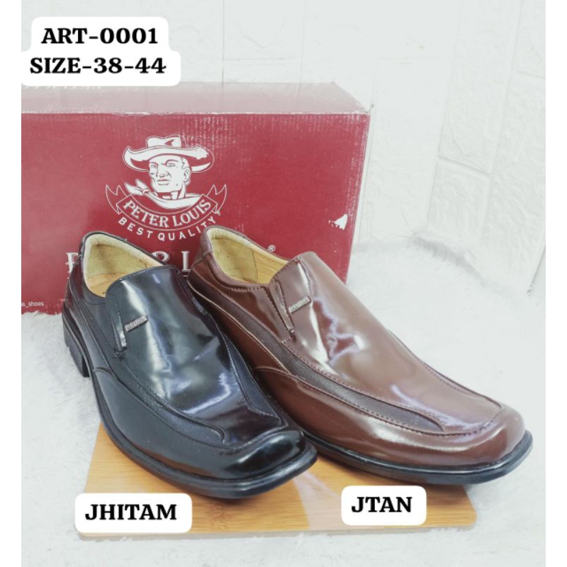 Sepatu kulit asli pria peter louis 001