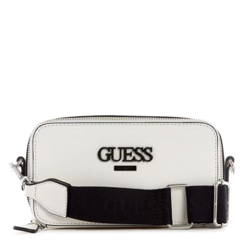 GUESSS Lewistown Double Zip Crossbody Bag