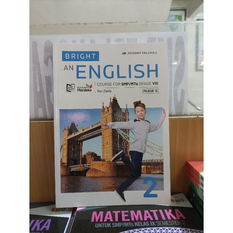 PROMO Buku Bright English Kelas 8 Kurikulum Merdeka Erlangga