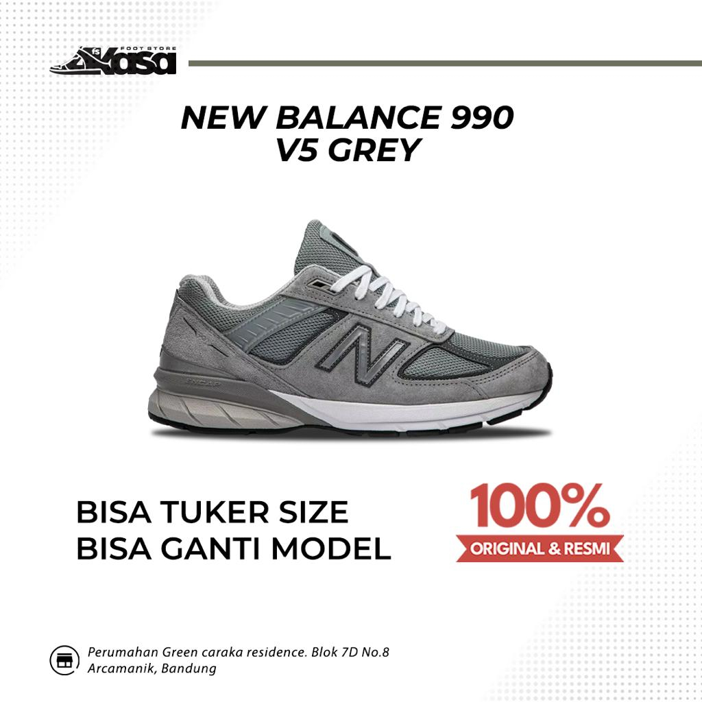 Sepatu Sneakers Unisex NB 990 V5 GREY