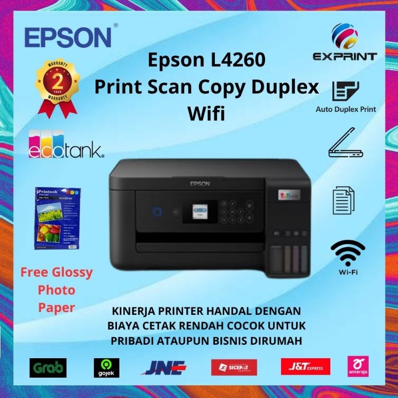 Epson EcoTank L4260 Print Scan Copy Duplex