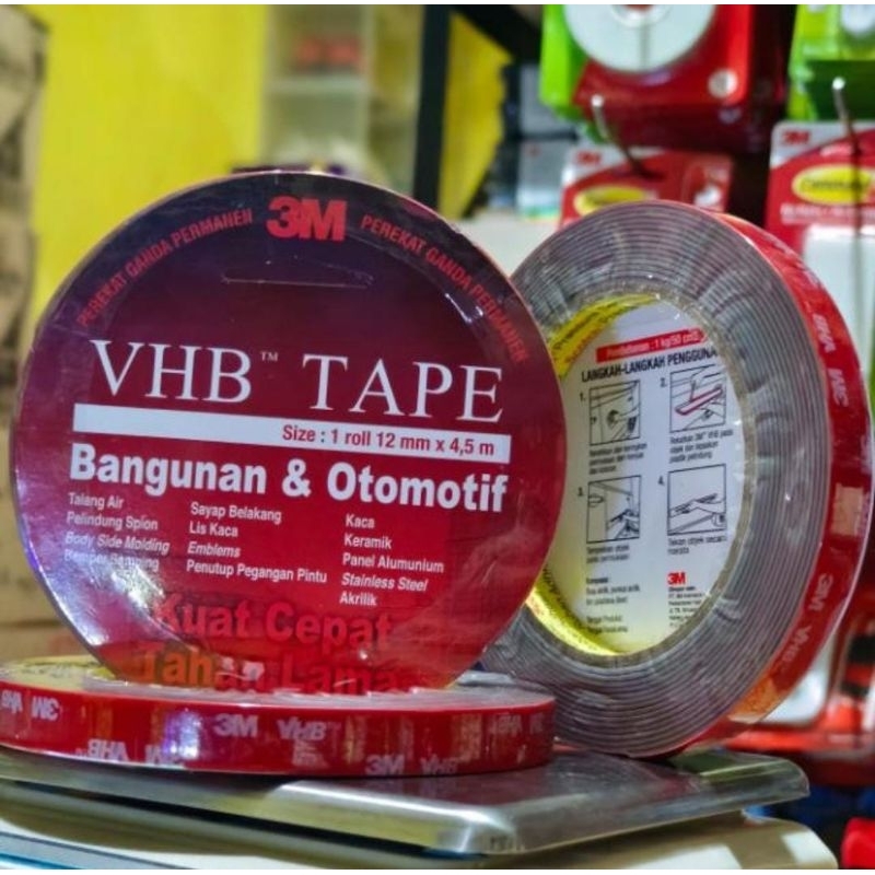 

3M Double Tape Perekat Otomotif 12mm x 4.5m
