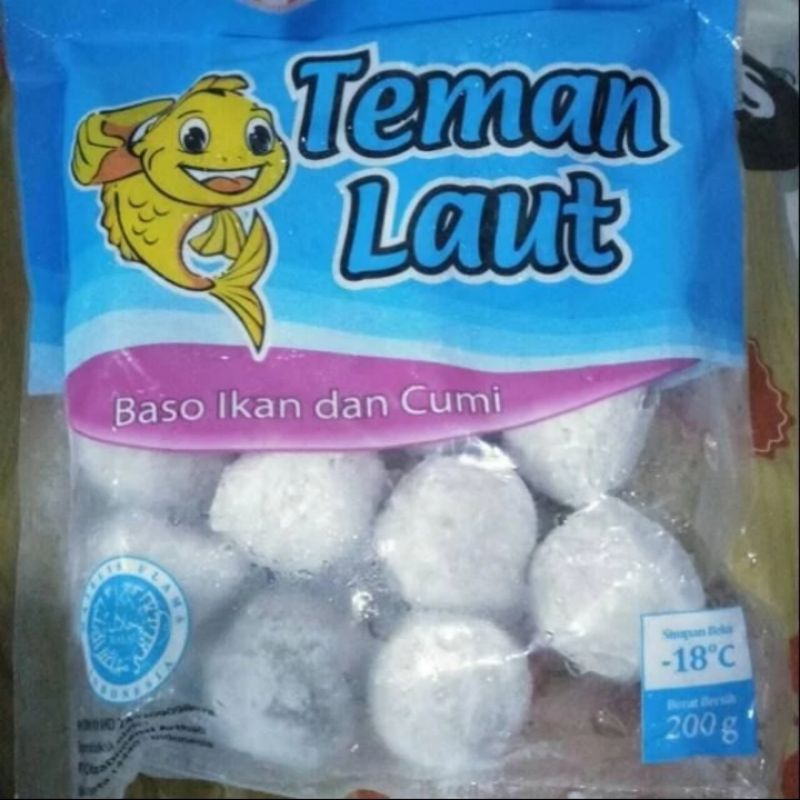 

Teman Laut Bakso Cumi 200gr Baso