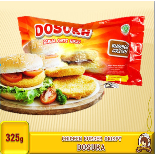 Dosuka Daging Burger Crispy Isi 6 325g Burger Crispy Tebal Japfa Ciomas Distributor Frozen Food Bogo