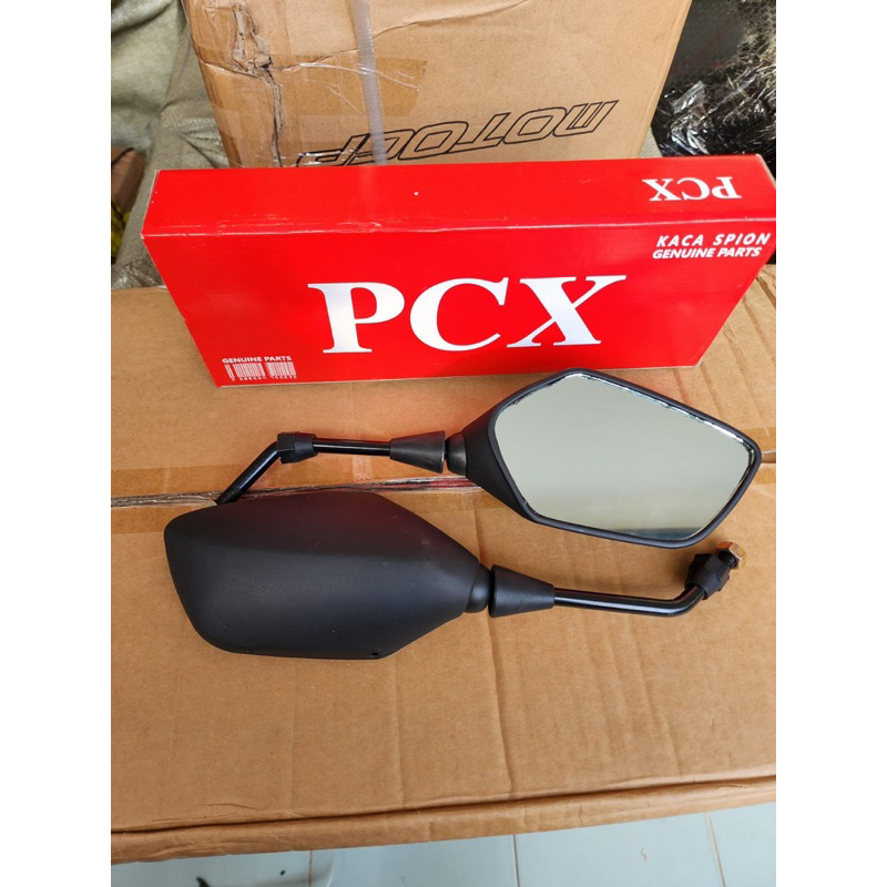 Spion Standar Bawaan Honda PCX Hitam Polos - Spion Honda PCX Vario Supra Beat Scoopy Dan Honda Lainnya