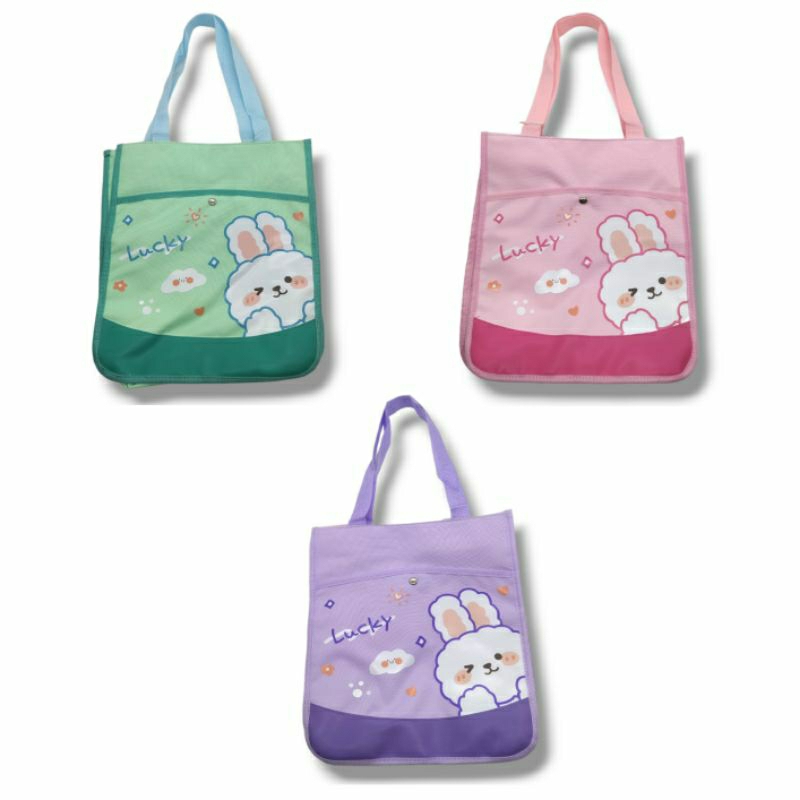 Tas Tote Bag Anak Perempuan - MQ991 -  Tas Selempang Tas Sekolah