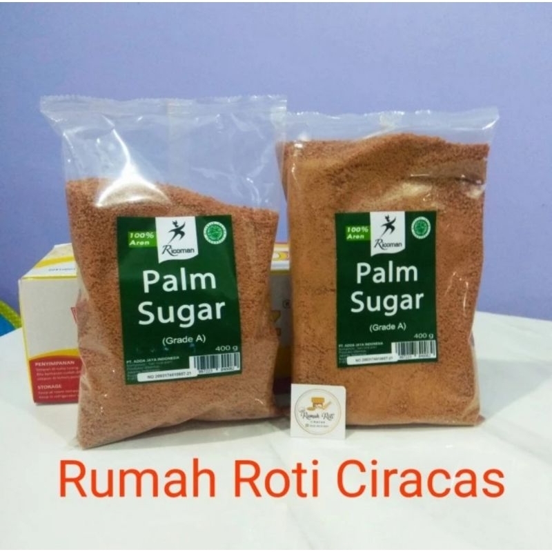 

GULA RICOMAN AREN PALM SUGAR RICO PALM MERAH BUBUK BROWN POWDER MANIS