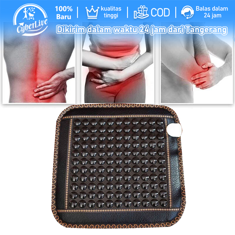 Bantalan Pemanas Inframerah Batu Turmalin Terapi Saraf Terjepit Pinggang Rileks