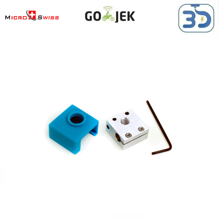 Micro Swiss Heater Block with Silicone Sock for CR-6 SE MAX CR10 SMART