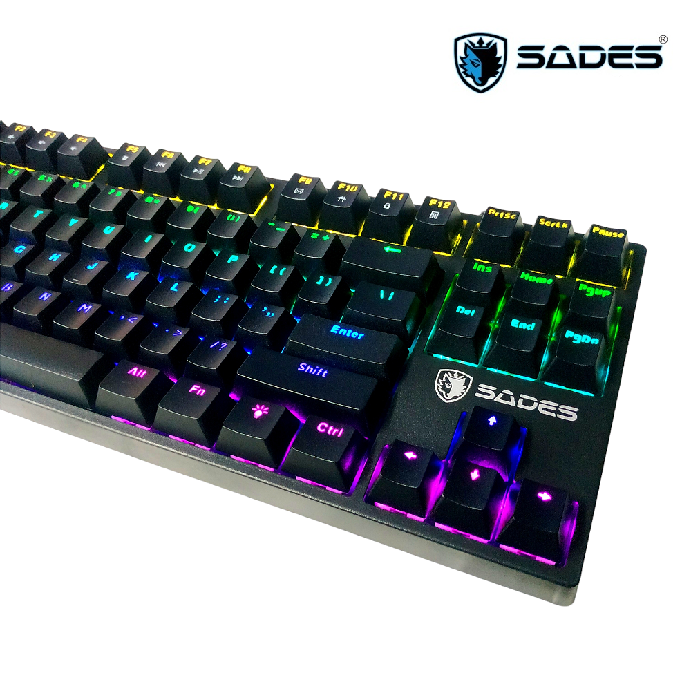 Sades Keyboard Gaming TKL Mechanical Khanda RGB Backlight