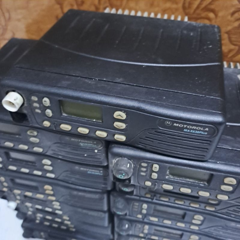 rig motorola max 638plus frekuensi 800mhz trunking normal
