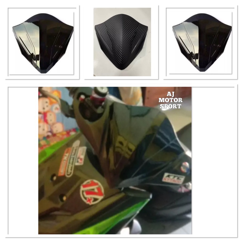 Visor Vario techno 110 Karbu Visor Vario Techno 110 Hitam kilap