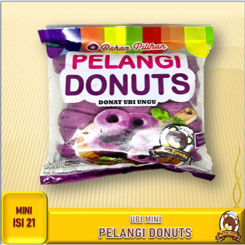 

Pelangi Donat Ubi Ungu Mini Isi 21 Pelangi Distributor Frozen Food Murah Bogor Plus Gula halus atau Coklat Halus