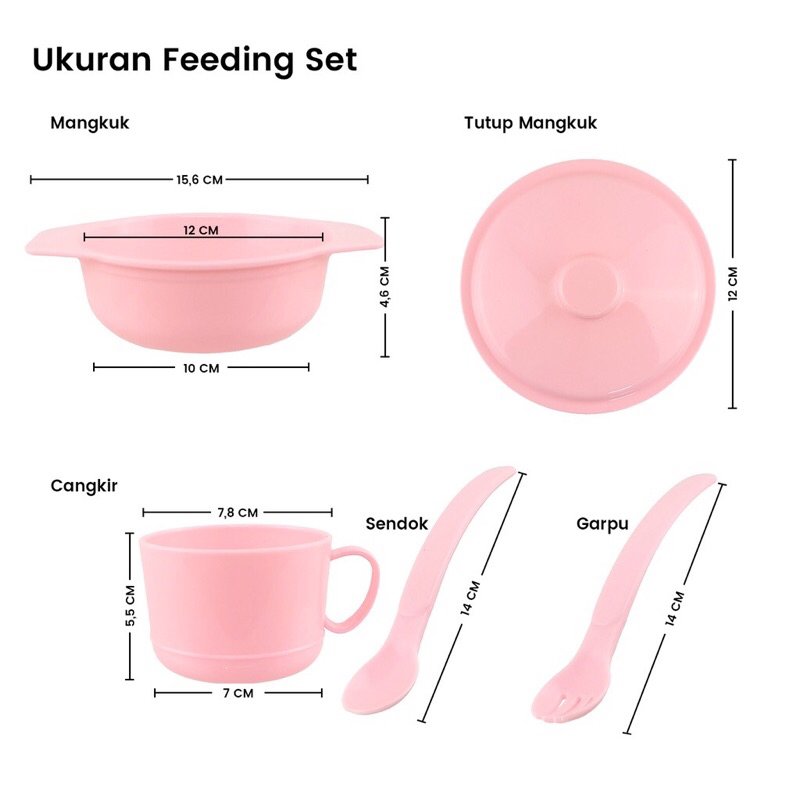 Zippy / Akachan Feeding Set