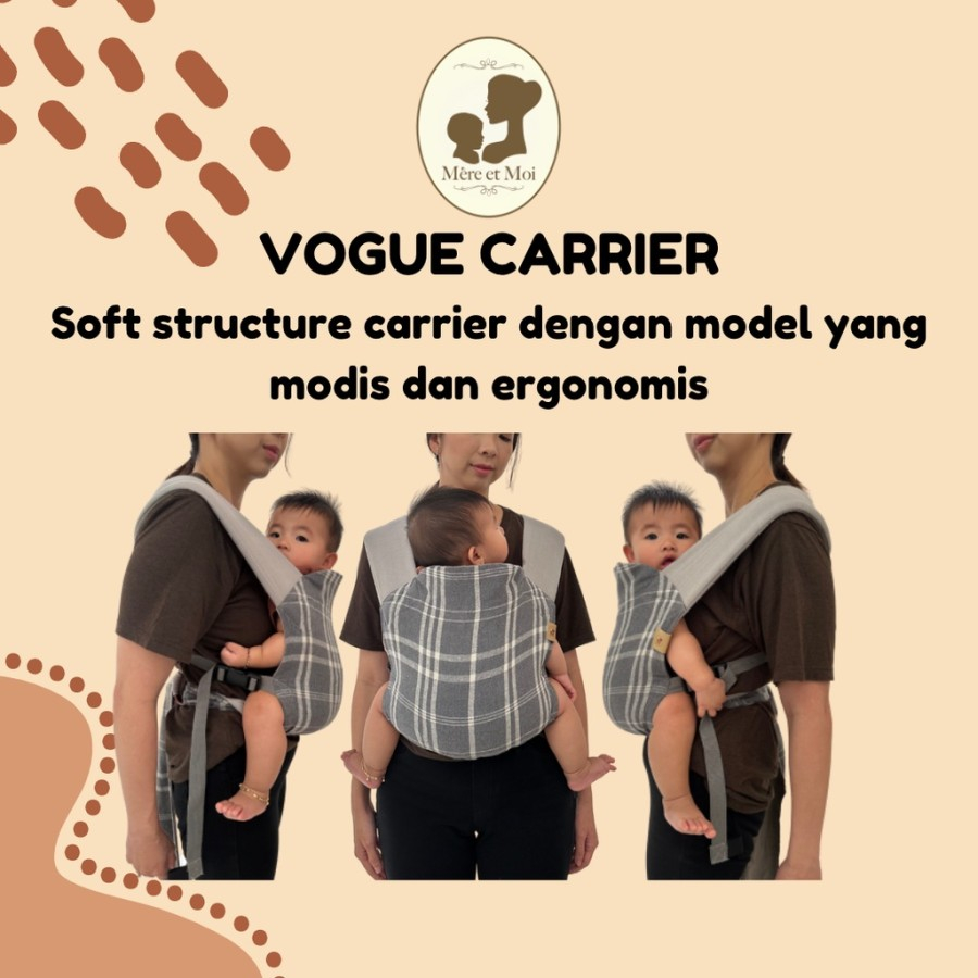 Mere - Vogue Carrier Mere et Moi - Soft Structure Carrier SSC Ergonomis