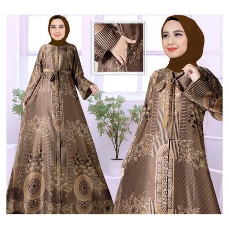 gamis sutra premium asli