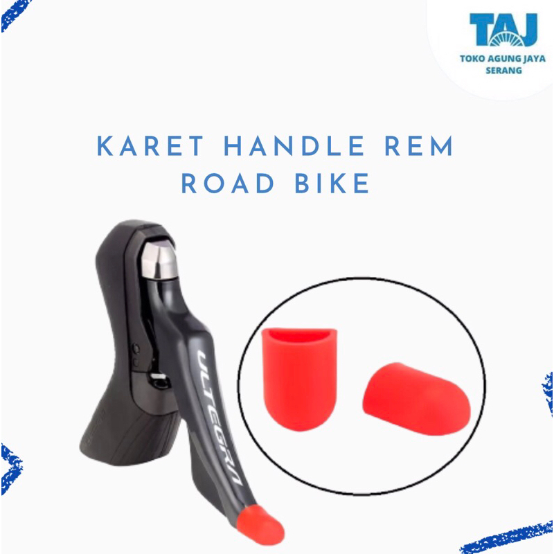 KARET HANDLE REM ROAD BIKE KARET REM SEPEDA BALAP HANDLE REM SEPEDA BRAKE LEVER PROTECTOR