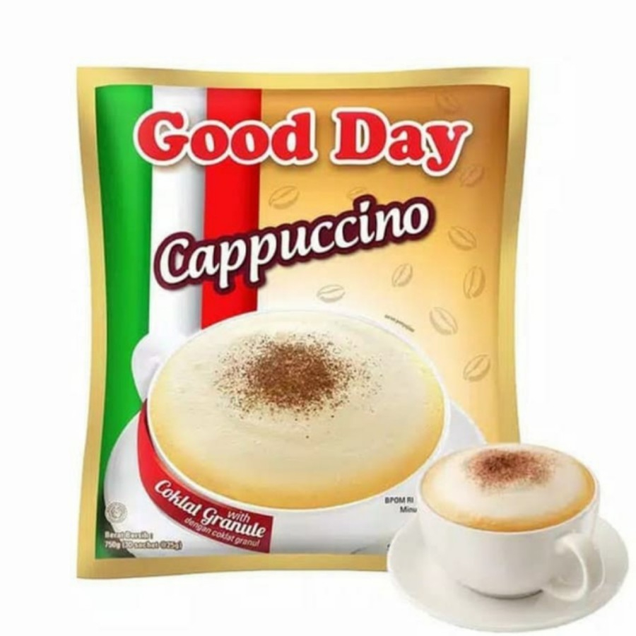 

good day cappuccino sachet goodday capucino renteng renceng