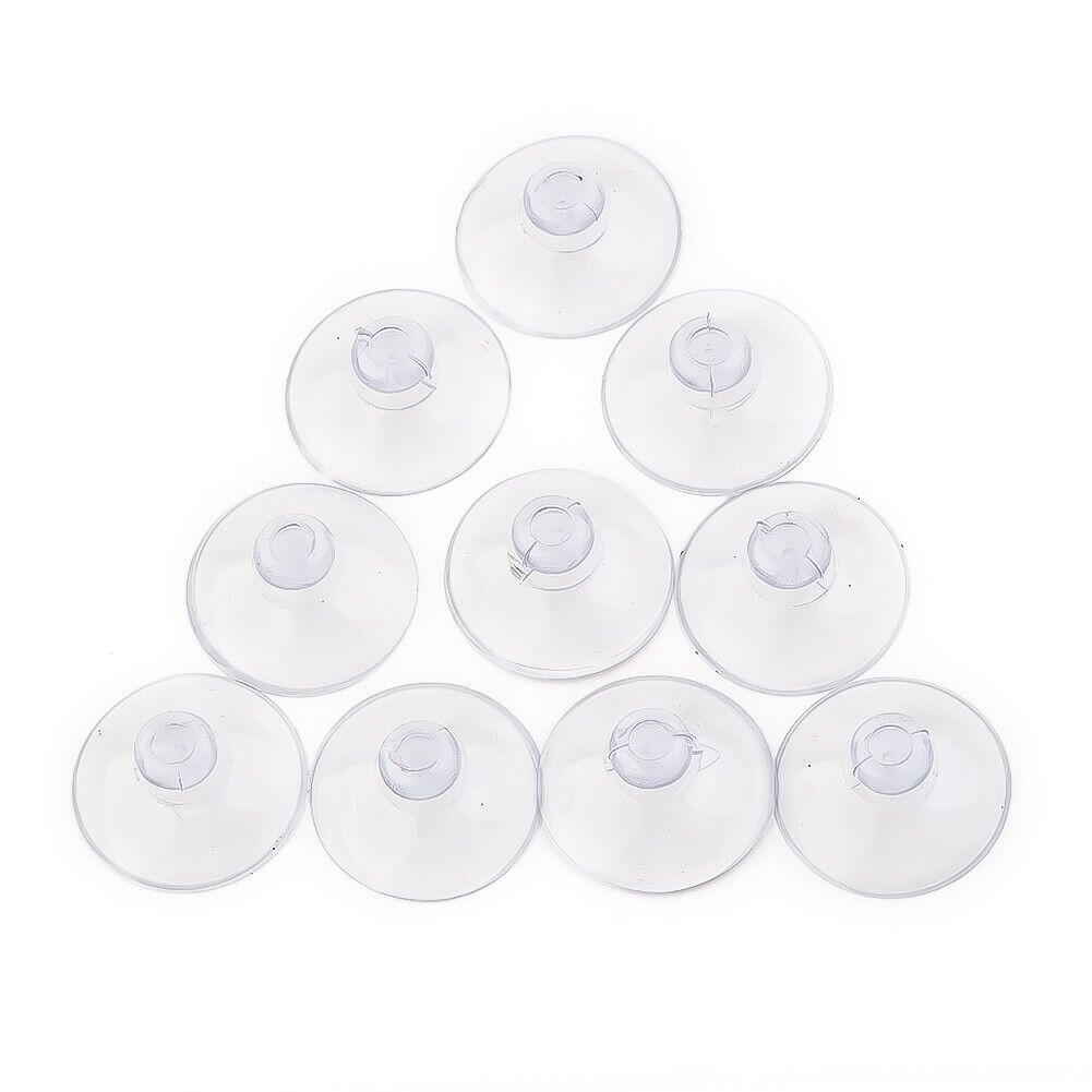 Alat Tempel Dinding Mushroom Head Suction Cup Hook 40 mm 10 PCS - G311 - Transparent