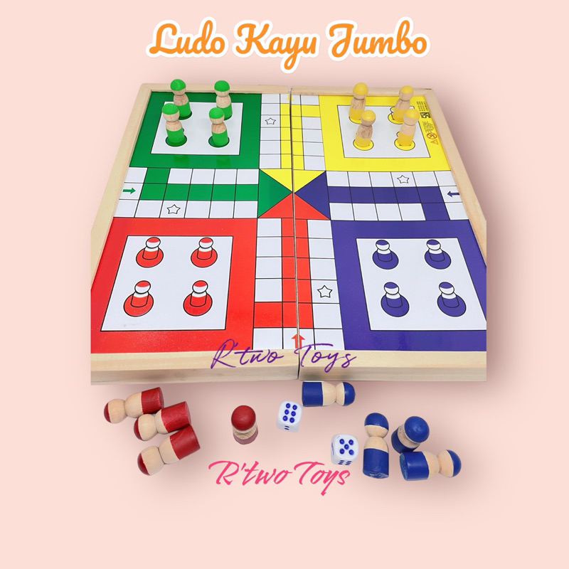 LUDO KAYU PINUS FREE PUZZLE LUCU