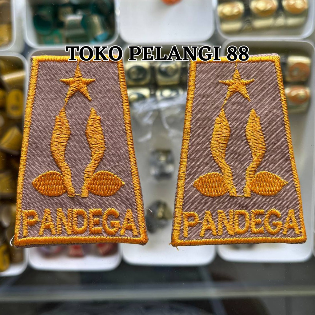 (Sepasang) TKU PANDEGA Pramuka Bordir