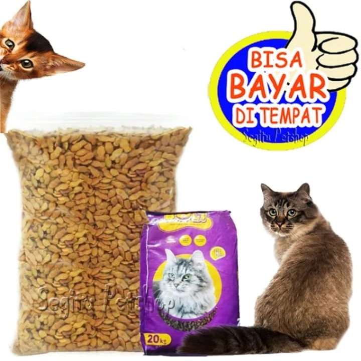 MAKANAN KUCING TERMURAH BOLT BENTUK DONAT 250 GRAM