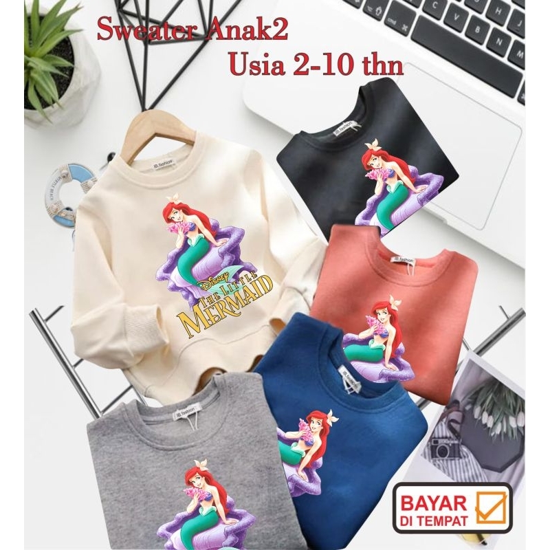 ((IB))SWEATER ANAK PEREMPUAN/MERM41D DIGITAL SABLON