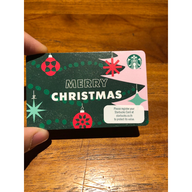 Starbucks Card Thailand - Merry Christmas 2022 Green Colour - Limited Edition