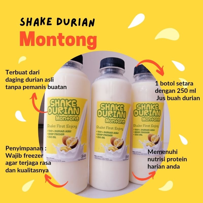 

Shake Durian Montong Premium || Red velvet || Tiramisu