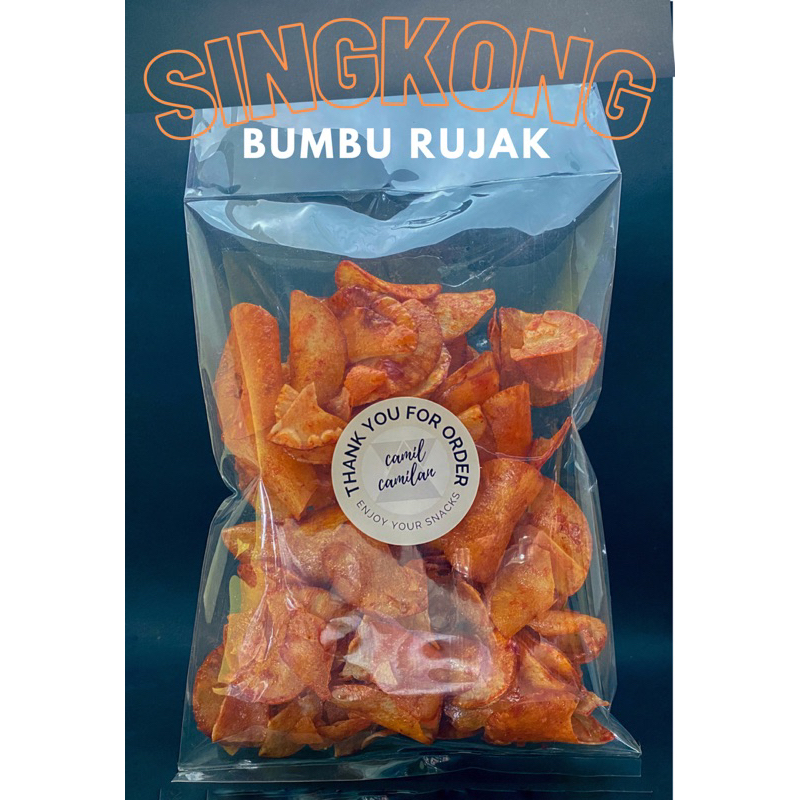 

Kripik Singkong Bumbu Rujak Camilan Viral Rasa Mantap