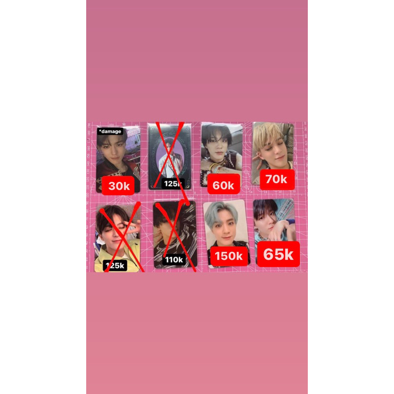 WTS PC PHOTOCARD JENO reload,future,hello,resonance ar,we boom