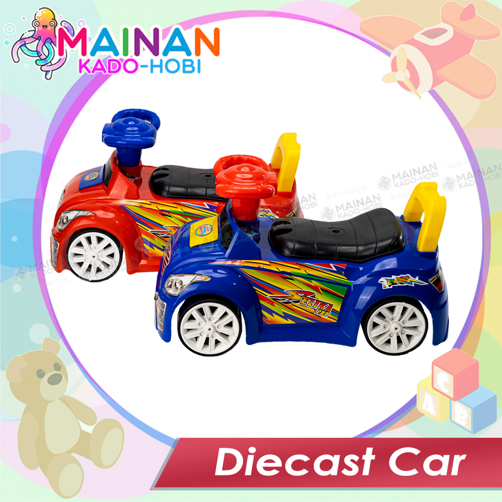 KADO ULANG TAHUN MAINAN ANAK DIECAST RACING CAR MINI COOPER MOBIL BALAP DORONG