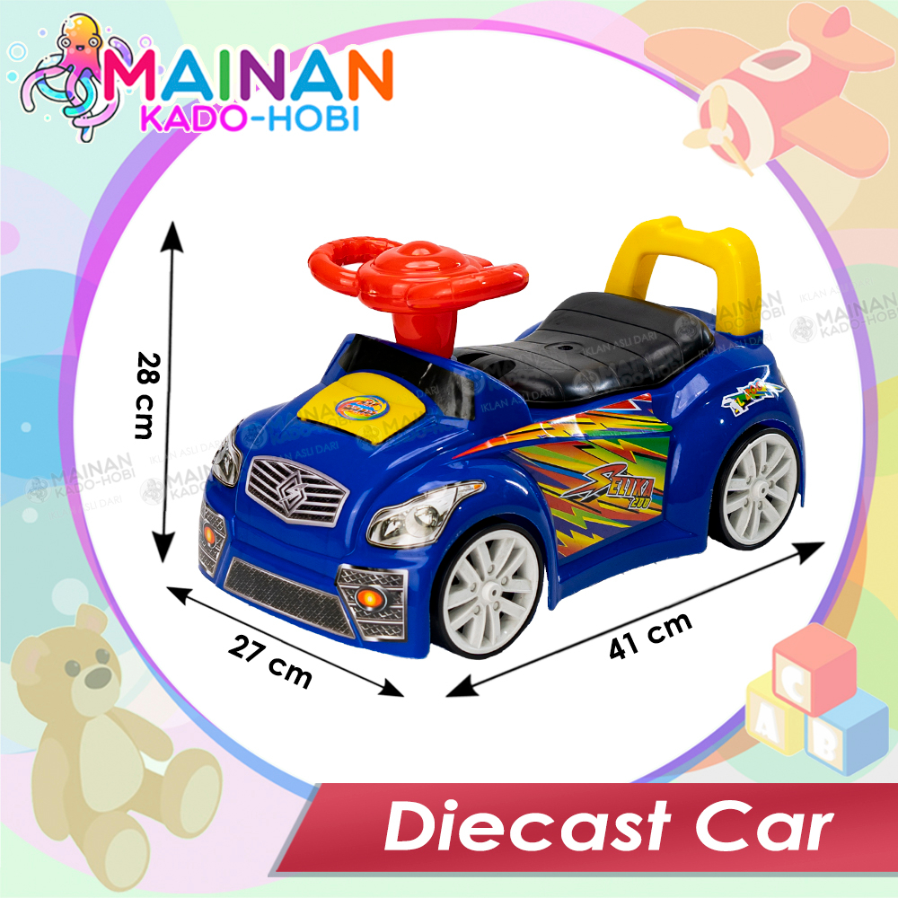 KADO ULANG TAHUN MAINAN ANAK DIECAST RACING CAR MINI COOPER MOBIL BALAP DORONG