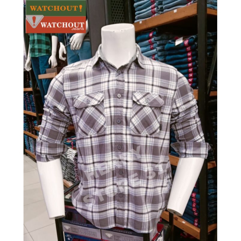 KEMEJA WATCHOUT JEANS SLIMFIT PREMIUM