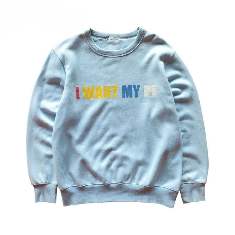 Crewneck Gu Uniqlo X Mtv Music Television