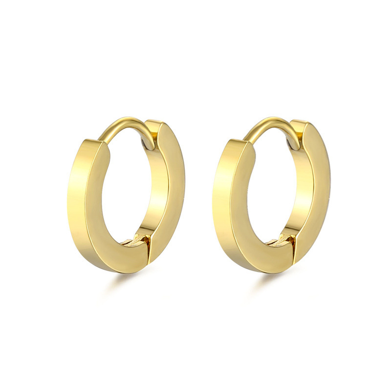 Anting hoop titanium anti karat harga grosir bisa cod