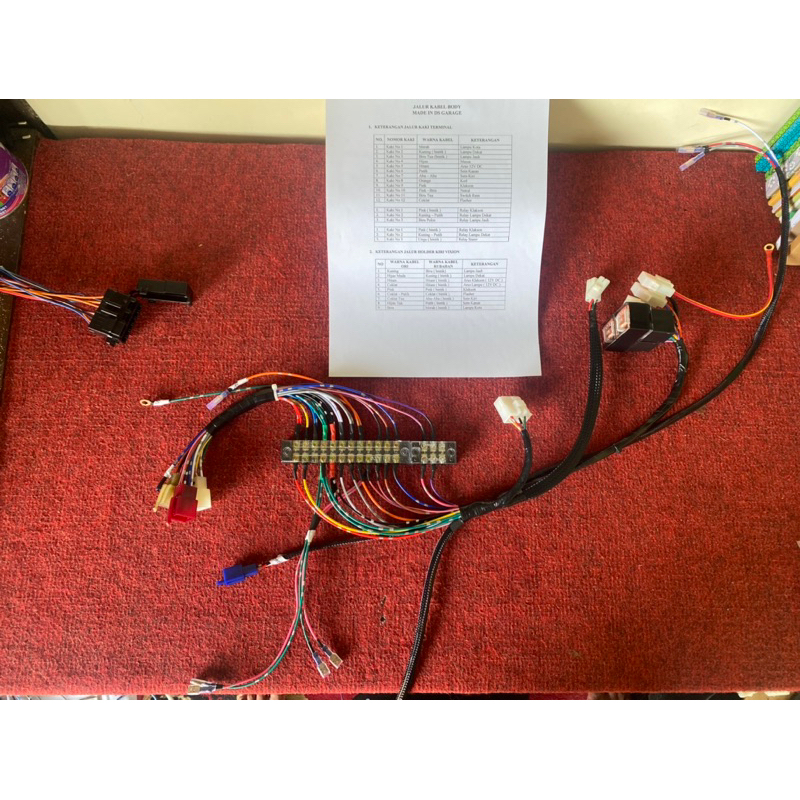 kabel body custom, kabel bodi ringkes tatanan cb, gl, gl pro, megapro, mp, tiger, gl 100, basic, bas