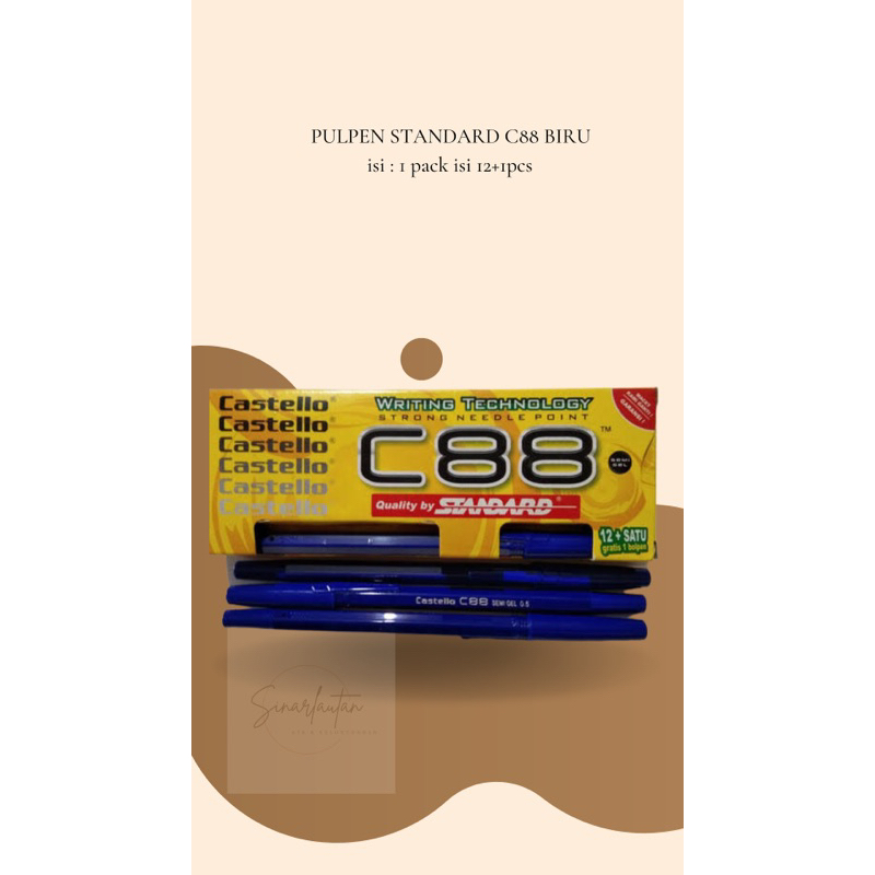 

PULPEN STANDARD CASTELO C88 BIRU