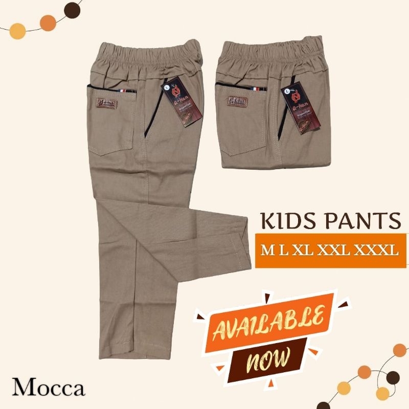 CELANA ANAK CHINOS PANJANG LAKI LAKI UMUR 3-14TH KIDS PANTS COWOK COMBED PREMIUM TEBAL