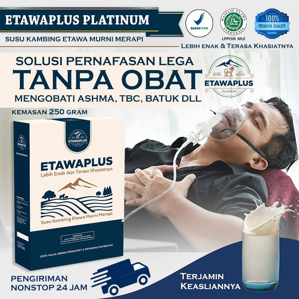 

Etawaplus Platinum Susu Kambing Etawa Murni Merapi Nafas Lega Terbaik