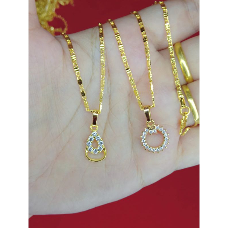 kalung tempe zicron2 anak dan dewasa lapis emas 24 k