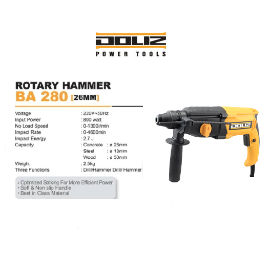 DOLIZ BA 280 ROTARY HAMMER