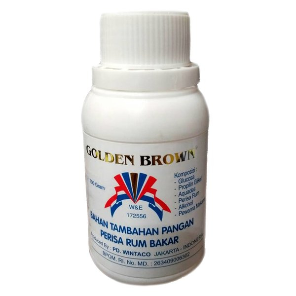 

golden brown perisa rum bakar 100 gr