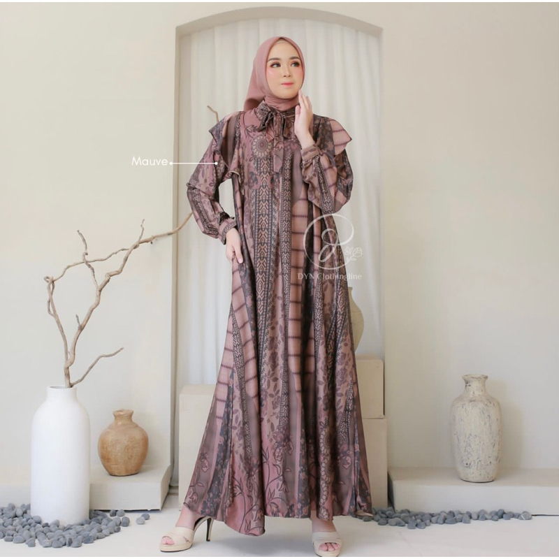 Bahan Kain Silk Mayra / bahan gamis seragam / kain meteran murah