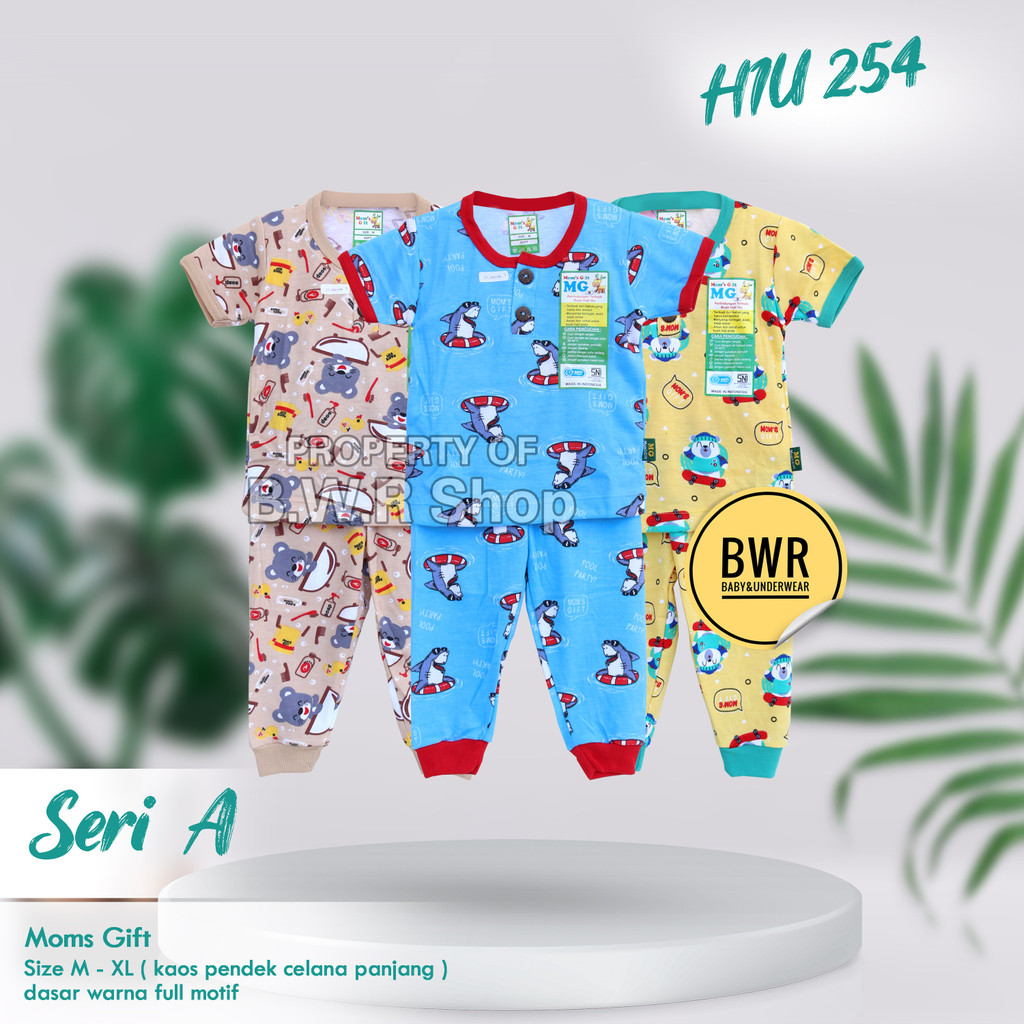 CPR Setelan Moms Gift Dayak Singa / Baju Bayi Setelan Piyama Anak Unisex Baju Pendek Celana Panjang Baju Tidur 09mg | Bwr