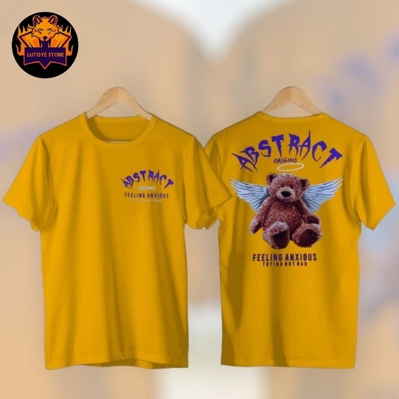 kaos abstract feeling anxious orange