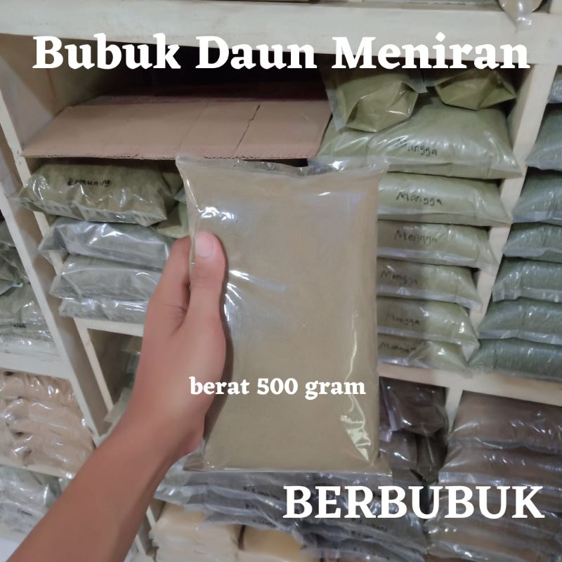 

Bubuk Serbuk Meniran 500 gram Asli Murni Tanpa Campuran ORI Original Organik Jamu Herbal Tradisional